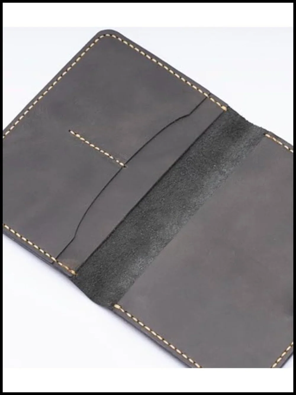Genuine Leather Passport Wallet Credit Card Holder Travel Organizer